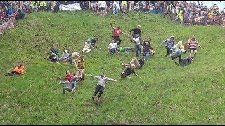 Many injured at Cheese Rolling contest in UK BRUTAL 4K edition