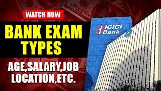 Bank Exam Types  Age Salary Job Location  Hindi