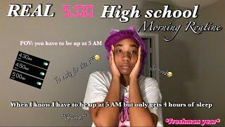 My Realistic 5AM morning routine as a high school freshman  FRESHMAN SZNNN