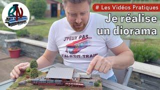 DIY Je réalise mon premier diorama -  Jeux concours 2000 Abonnés  à GAGNER une loco