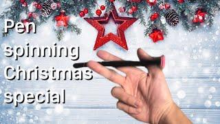 Epic Pen spinning - Christmas special