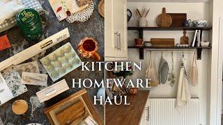 kitchen homeware haul  cottagecore english country home inspired  dunelm tkmaxx matalan + more