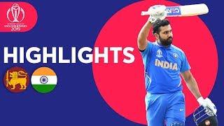 Rohit Breaks Centuries Record In Win  Sri Lanka vs India - Highlights  ICC Cricket World Cup 2019