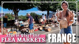 BIGGEST FLEA MARKET in France??  We found amazing vintage pieces + HAUL