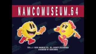 Namco Museum 64 - Start Up - Nintendo 64 - N64