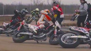 Insane footage of Marc Márquez Jared Mees Brad Baker practicing in Spain