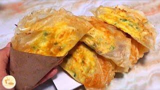 LEBIH ENAK DARI MARTABAK TELOR MAHAL‼️RESEP LUMPIA TELUR JAJANAN SD  martabak telur kulit lumpia