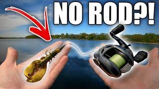 BASS FISHING WITHOUT A ROD?