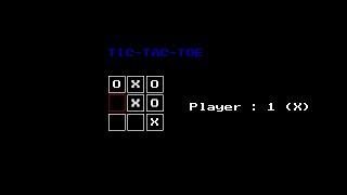 Simple TIC-TAC-TOE in C Graphics