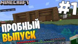 Пробный выпуск по Minecraft  первые шаги в мире кубача 