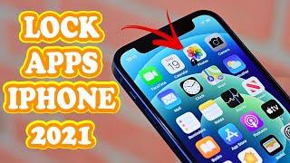 How To LOCK Apps On iPhone 12 12 Pro MAX 11 11Pro MAX iPhone X 8Plus  All iOS Devices 2021