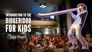 Kids Learn Didgeridoo Full School Assembly K-5th Grade with Didge Projects AJ Block