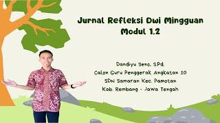 Jurnal Refleksi Dwi Mingguan - Modul 1.2