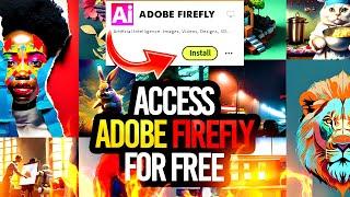 How To INSTALL Adobe FIREFLY Free Access & Download   Photoshop Beta