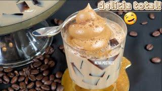 POSTRE DE CAFÉ FRIO UNA RICURA‼️ celebraciones   cold coffee dessert 