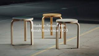 Discover the Making of Stool 60  Designed by Alvar Aalto Made in Finland by Artek