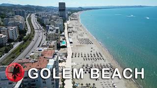 Golem beach Kavaje Albania September 2024  Drone Avata 2 & Mini 3 Pro footage 4K