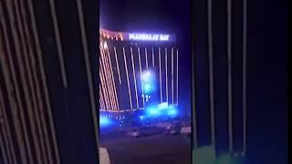 Muzzle Flash From A Lower Floor At Las Vegas Mandalay Bay Hotel Massacre
