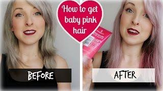 HOW TO GET BABY PINK HAIR  Rachyreviews