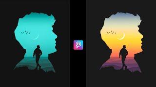 Picsart Dark shadow Photo Editing Tutorial  silhouette Photo effect in PicsArt