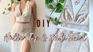 DIY Halter Top & Midi Skirt Life Update