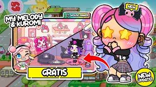 YA LLEGO DESBLOQUEA EL NUEVO  PACK de MY MELODY Y KUROMI GRATIS en AVATAR WORLD NUEVA ACTUALIZACION