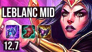 LEBLANC vs MALZAHAR MID  Rank 2 LeBlanc Rank 6 4110  JP Challenger  12.7