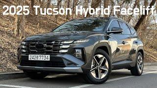  2025 Hyundai Tucson Hybrid Facelift Exterior & Interior Walkaround Night POV no narration