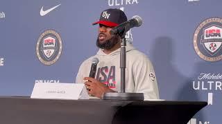 LeBron James Interview After Team USA Game-Winner Against South Sudan