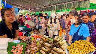 Cambodian food tour walking tour at Boeung Trabaek Market in Phnom Penh 2024