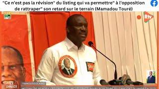 Présidentielle ivoirienne  Ouattara sera président en 2025 ministre Mamadou Toure -RHDP