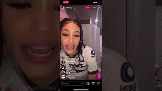 Coileray twerks with bhadbhabie FULL IG LIVE  April 192020