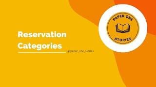 Paper One Stories UGC NET Reservation Categories