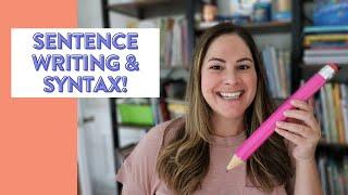 How to Teach Sentence Writing & Syntax in Kindergarten First and Second Grade