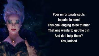 Poor Unfortunate Souls - Melissa McCarthy Lyrics The Little Mermaid