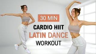 30 MIN Cardio HIIT Latin Dance Workout  All Levels  All Standing  Fat Burning