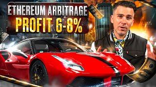 Crypto Arbitrage  Ethereum Arbitrage Strategy  Trading Step By Step Guide for +6-8% Profit  2024