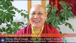 Seven Points of Mind Training - Slogan 14