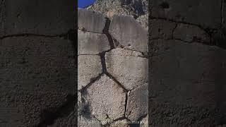 The Mysterious Polygonal Wall of Delphi Greece  Megalithomania #shorts