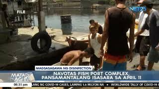 Navotas fish port complex pansamantalang isasara sa Abril 11