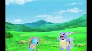 Squirtle keeps interrupting Wartortle’s video