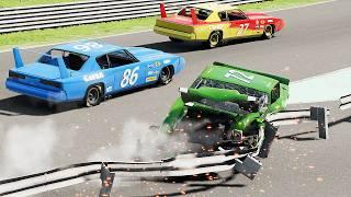 Realistic Racing Crashes #76  BeamNG Drive