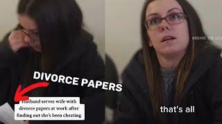 Cheating Wife Served With Divorce Papers