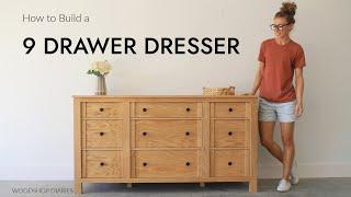 How to Build a 9 Drawer Dresser  And Why 9 Drawers are Better Than 6