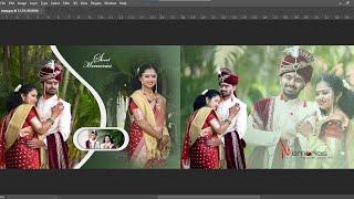 How To Create Wedding Album Design in Photoshop #WeddingAlbumDesign