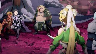 Leafa and Orc Army save Pugilist army and Sheyta - SAO Alicization War Of Underworld Part 2