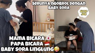 Papa dapat bonus dari istri jepang karena baby Sora