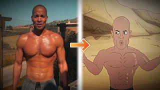 David Goggins DOMINATES the Cartoon World 