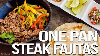 The Best Steak Fajitas - Easy Mexican Food Favorite  SAM THE COOKING GUY 4K