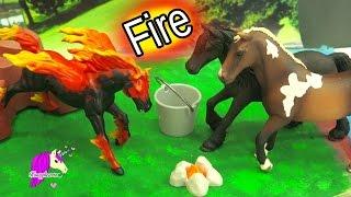 The Fire Horse Legend - Schleich Horses Spooky Halloween Video - Honeyheartsc